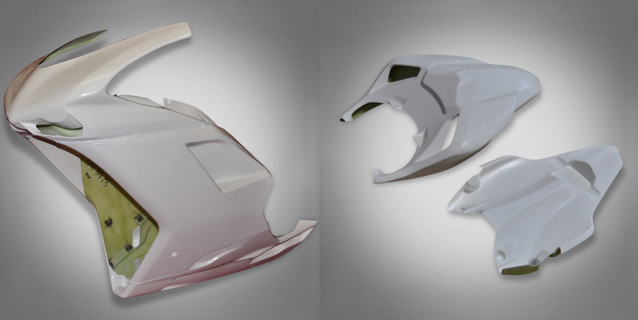 KDR34 Ducati 848 1098 1198 Verkleidungssatz