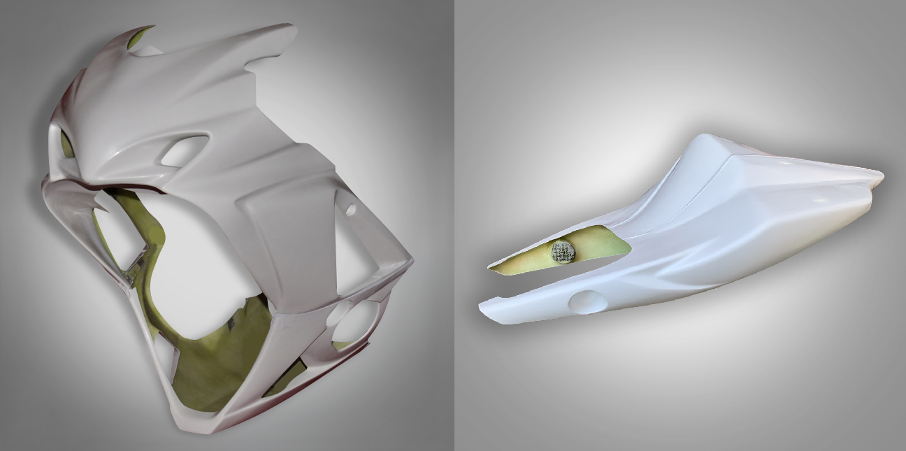 KLR255 Suzuki GSXR 1000 Verkleidungssatz
