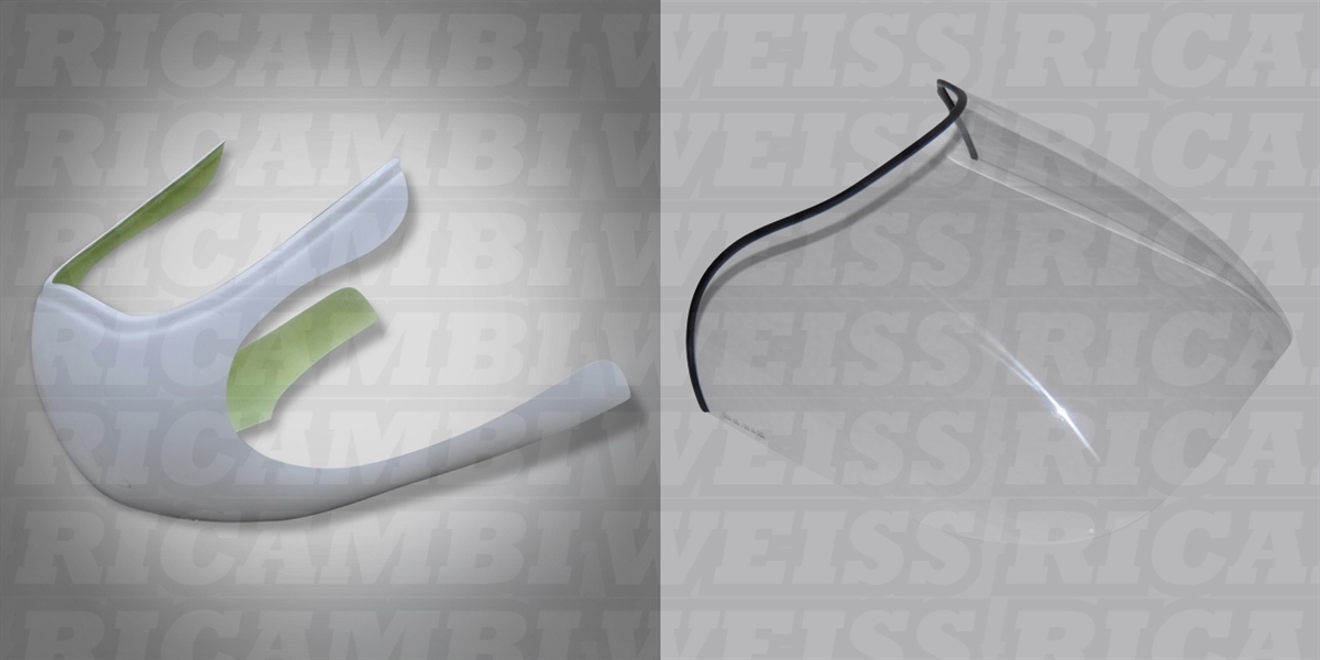 DR75RIN Ducati 750 900 SS Moto Guzzi Le Mans Verkleidung und Scheibe Klar